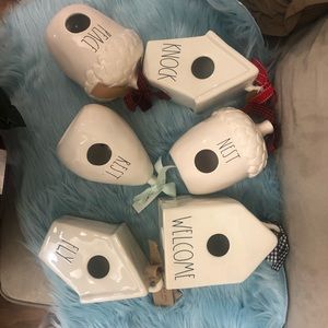 Rae Dunn birdhouse